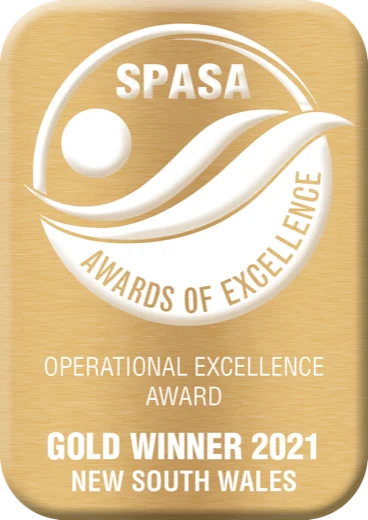 SPASA gold award, operational excellence 2021